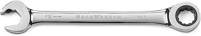 GEARWRENCH Open End Ratcheting Combination Wrench, 16mm, 12 Point - 85516