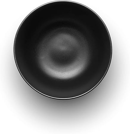Eva Solo  Nordic Kitchen Bowl 2L Diameter 21 cm  Dishwasher  Microwave Safe  Black Stoneware  Danish Design  Functionality  Tools Kitchen Gadgets  Accessories