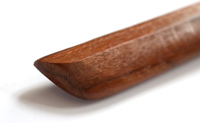 Bokken Hardwood Rope Handle Set Including Saya Plain Natural