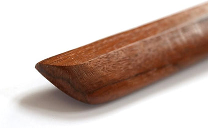Bokken Hardwood Rope Handle Set Including Saya Plain Natural