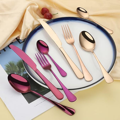 4Pcs Stainless Steel Tea Spoons For Home, Kitchen Restaurant-Black