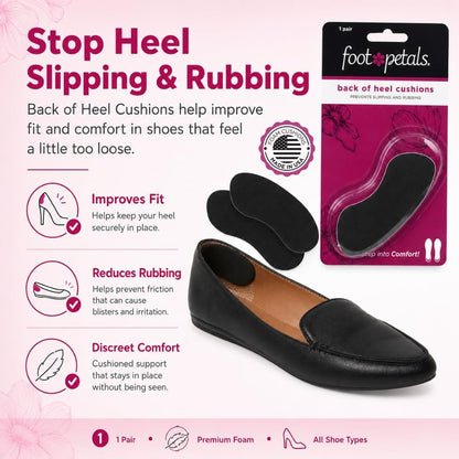 Foot Petals Womens Back of Heel Cushion
