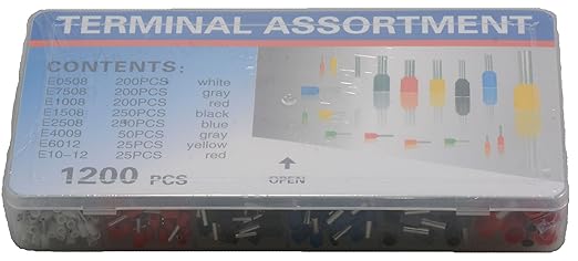 Ferrule Terminal Crimp Kit 1200 Pieces
