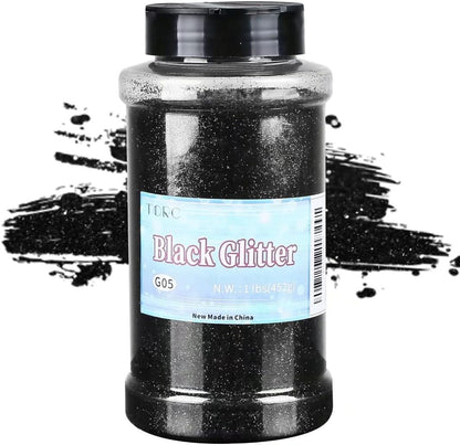 Color Splash! Black Glitter (16 oz)