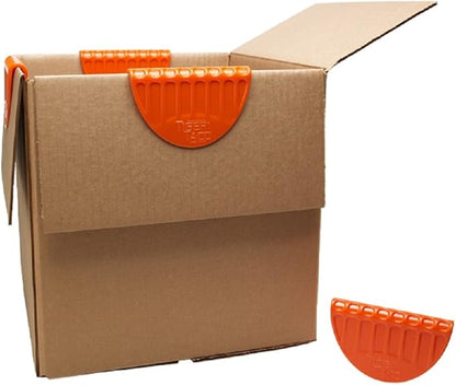 Tiger Taco Box Clips Make Packing and Unpacking Boxes Easier (Set of 4, ABS Plastic)