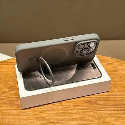 Magnetic Phone Case for iPhone 15 14 13 12 11 Pro Max Plus Stand Wireless Charge Camera Protector Ring Cover,Purple,for iPhone 13Pro Max