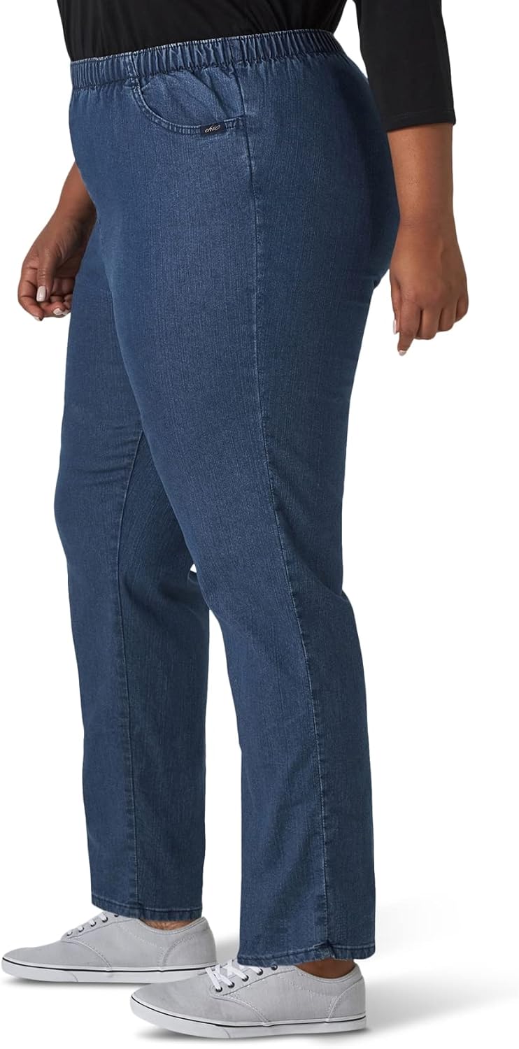 Classic Collection Women's Plus Size Pull-On Pant