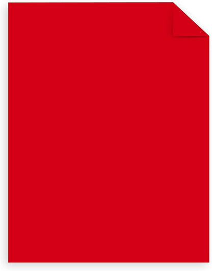 Astrobrights Mega Collection, Colored Cardstock, Ultra Red, 320 Sheets, 65 lb/176 GSM, 8.5" x 11" - More Sheets! (91682)