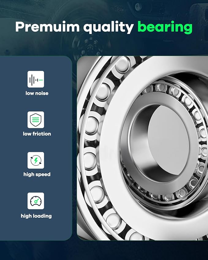 Wheel Hub Assembly SCITOO Bearing and Wheel Hub Set Fits 2010-2014 for Cadillac CTS FrontRear Hub Bearing with 5 Lugs 513282