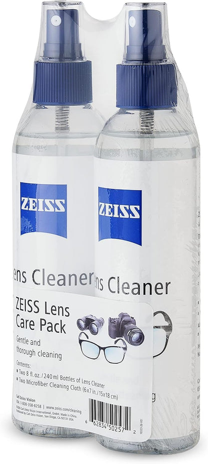 ZEISS Lens Care – 2x 8oz Streak-Free Lens Spray for Eyeglasses and Optics (2 pack)