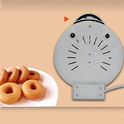 HEEPDD Mini Donut Maker, 7 Doughnuts Electric Donut Maker Machine with Non-stick for Breakfast Snacks Desserts