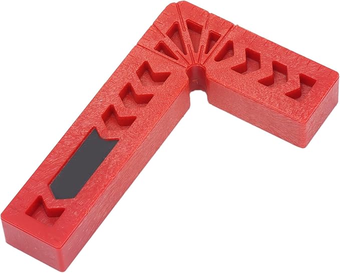 Walfront 90 Degree Positioning Squares Woodworking Corner Right Angle Clamping, 3" x 2"(7.62 x 5.08cm) 90 Positioning Aid Ruler for DIY Boxes Pictures Frames Cabinets Showcase