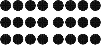 24 Pcs Fence Buckle Cabinet Fasteners Shoe Cabinet Clips Shelving Assembly Buckles Cabinet Buckles Plastic Buckles Plastic Closet Buckles Fixing Buckles Closet Accessories