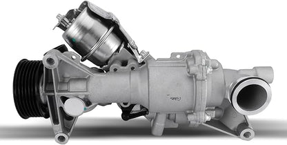 2742000301 Water Pump (4Cyl 2.0L) For Mercedes-Benz E-class W205 C250 C300,E-class W213 E200 E250 E300 GLK200 2742000800 2742001407 2742000601 Mechanical Water Pump, not Electronic Water Pump