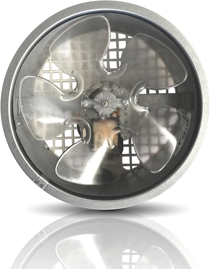 Suncourt ThruWall Room-to-Room Transfer Fan  Quiet Through Wall Vent Fan Improves Air Circulation Between Rooms 200-440 Sq. Ft.  10 Power Cord, 2-Speed (TW108)