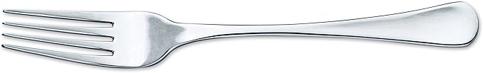 ARCOS Series Madrid-Table Fork-monoblock of one Piece Stainless Steel 1810 and 190 mm. 7.5 Inches. Silver Color