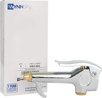 WYNNsky Lever Air Blow Gun with Standard Nozzle, Zinc-alloy Material, 120PSI