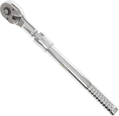 ABN 3/4 Inch Drive Industrial Extendable Ratchet - 19 to 29in Telescoping Locking Shaft Reversible Torque Wrench