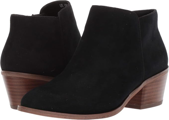 These versatile ankle boots feature a padded insole with memory foam for all-day comfort and an inside zipper for easy on and off.