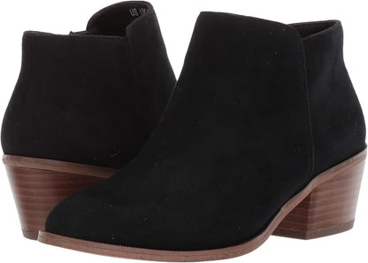 These versatile ankle boots feature a padded insole with memory foam for all-day comfort and an inside zipper for easy on and off.