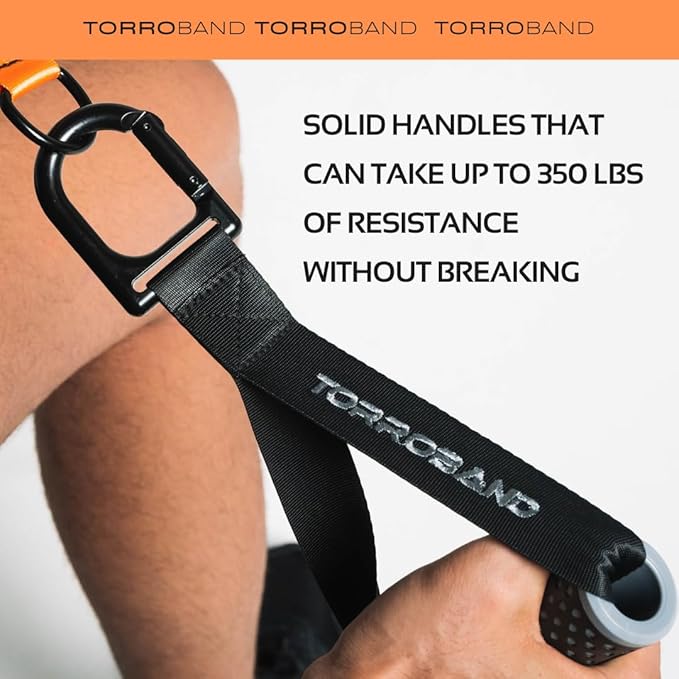 Torroband Heavy Duty Resistance Bands with Handles for Working Out Exercise Bands for Men & Women Workout at Home Travel Beach Park