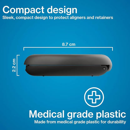Invisalign Aligner and Retainer Case, Black