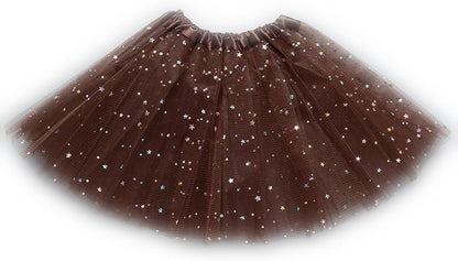 Women 80S Princess Dance Skirts 3 Layered Girls Teens Short Skirt Running Skirts Rave Costume Party Accessories
