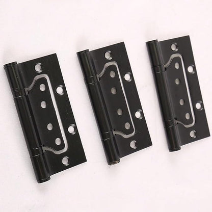 3 Pieces Black 304 Stainless Steel Door with Silent Hinges, Specifications 4  3  2.5 Hinge(3 pc Black hige)