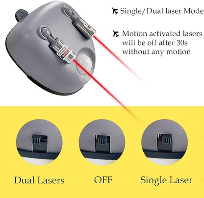 Sutekus Dual Laser Parking Assistant Garage Parking Aid Adjustable Garage Park Guide Sensor with AC Adapter