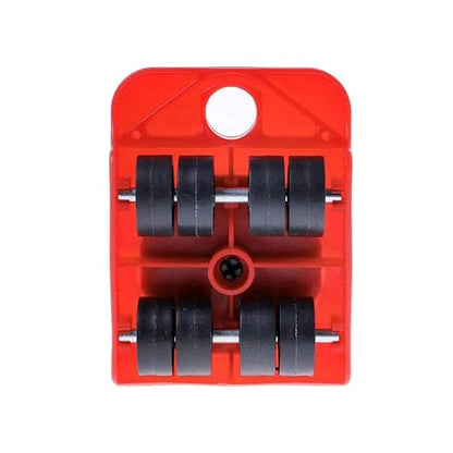 Heavy Furniture Casters Moves Furniture Tool Transport Shifter Moving Wheel(1pcs red Wheel)