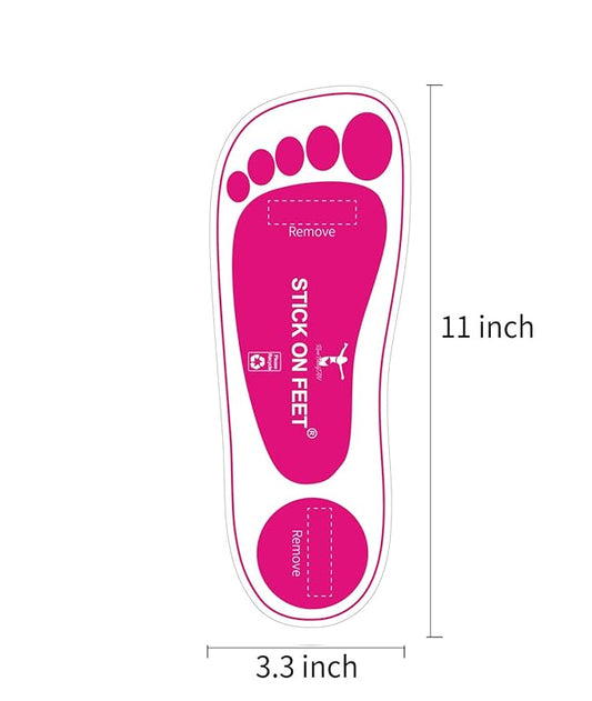 60Pairs(120feets) Premium Pink Spray Tan Feet Tanning Pads Protectors