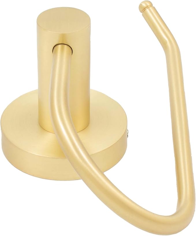Stone Harbor Hardware Zurich Euro Paper Holder, Satin Brass