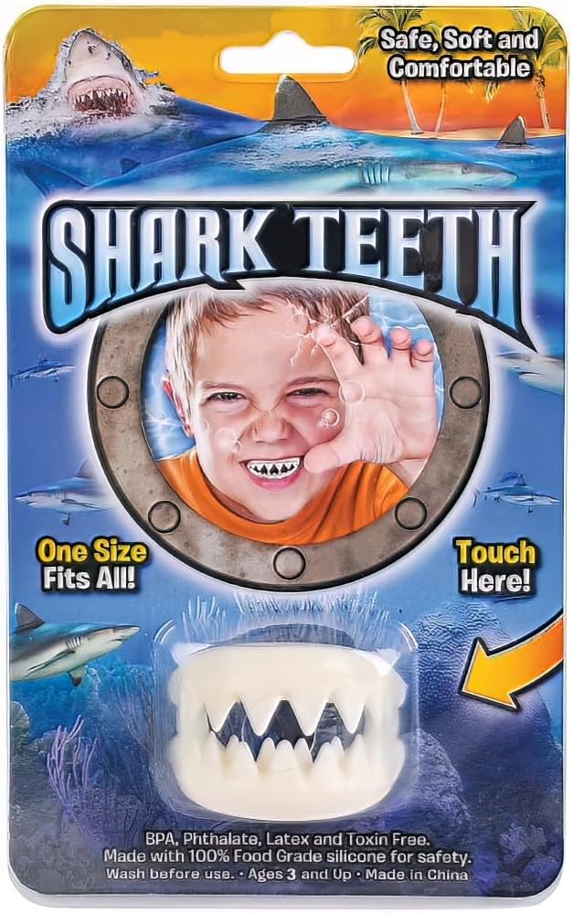Rhode Island Novelty Great White Shark Teeth