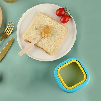 Geometric Sandwich Cutter Set For Kids Perfect For Sandwiches And Cookies Durable And Easy To Use Mini Heat Sealer (F, One Size)