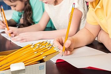 Wood-Cased 2 HB Pencils, Pre-sharpened, 200 Count Bulk Pack