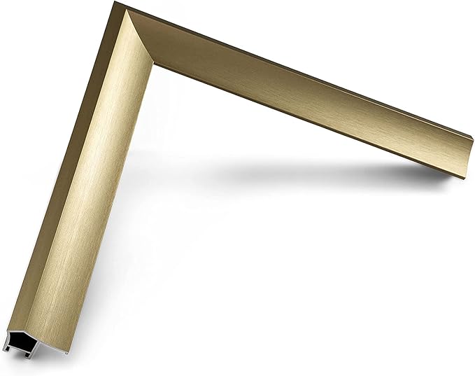 Frame My TV Deco TV Frames Alloy Prismatic - Pale Gold Bezel Compatible ONLY with Samsung The Frame TV (32", Fits 2021-2025 Frame TV)