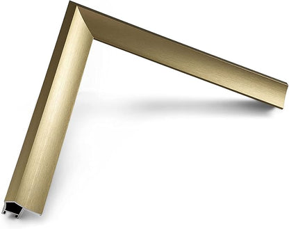 Frame My TV Deco TV Frames Alloy Prismatic - Pale Gold Bezel Compatible ONLY with Samsung The Frame TV (32", Fits 2021-2025 Frame TV)