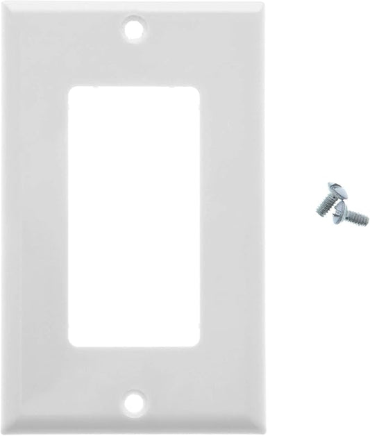 Networx Wall Plates (Single Gang, White