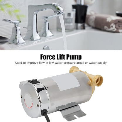 WG-100 Booster Pump, Small Automatic Water Pressure Booster Pump, Power Water Pumps, Used in Shower Room or Garden, 100W(US Plug 110V)