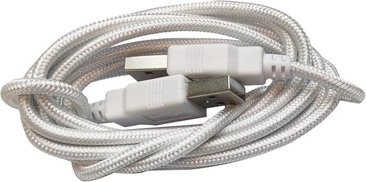 Voluas USB Power Cable for Automatic Cat Feeder, White, 1.5 Meters