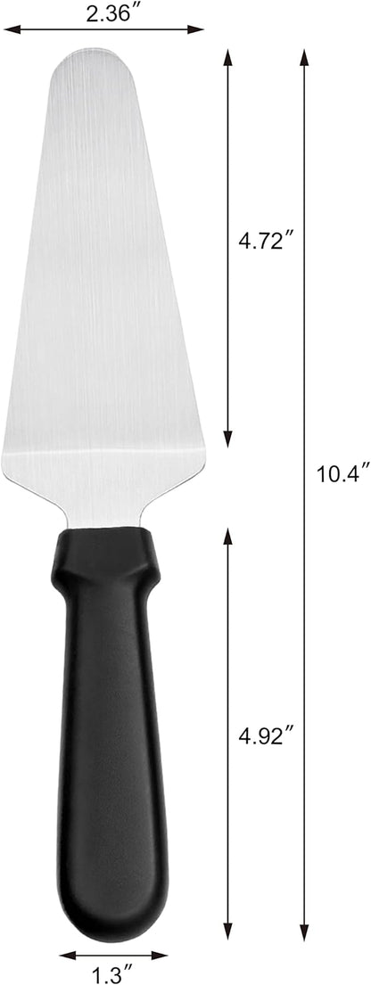New Star Foodservice 36107 Plastic Handle Pie Server, 10-Inch, Black