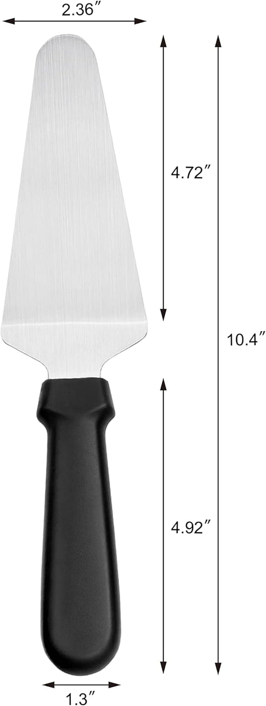New Star Foodservice 36107 Plastic Handle Pie Server, 10-Inch, Black