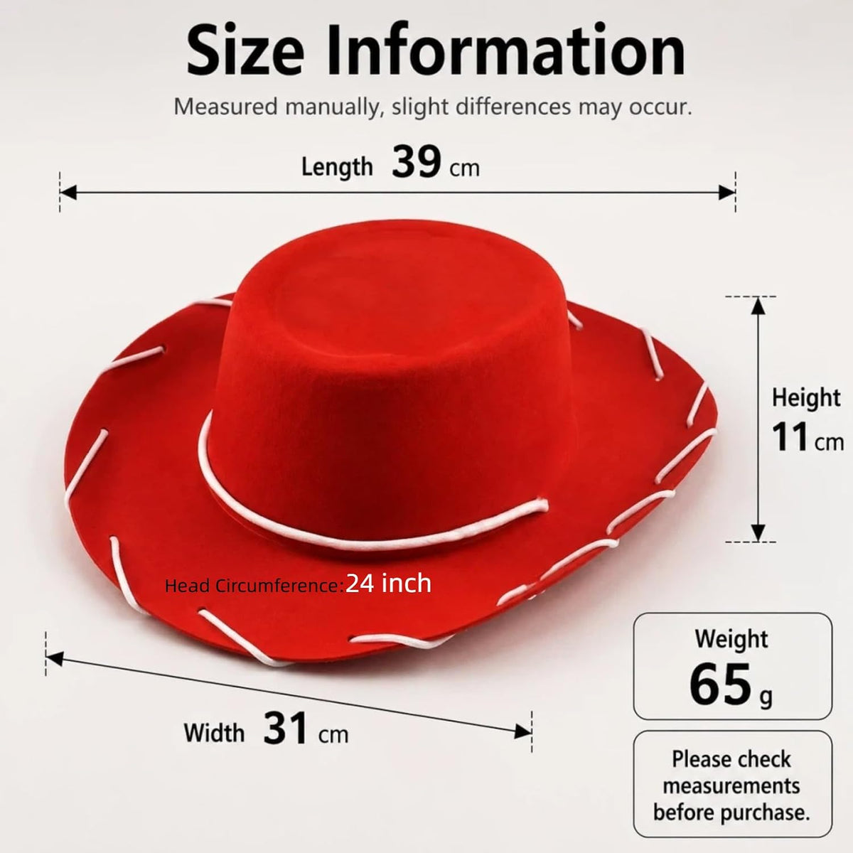 Novelty Western Sheriff Costume Hat–Classic Cowboy Hat Teens–1950s Rancher Style Country Music Festival Accessory