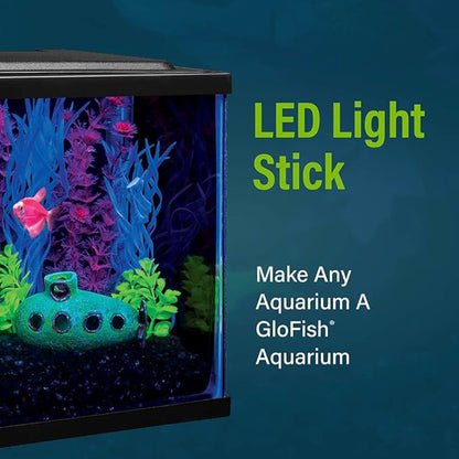 GloFish 10 Inch LED Light Bar, 2 Units, White & Blue Aquarium Lights, Tank Sizes up to 75 Gallons