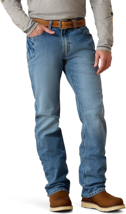 M4 Men's Relaxed DuraStretch Boot Cut Jeans