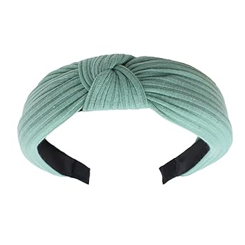 Knotted Headband for Women Fashion Knitted Fabric Hairhoop High Skull Wide Headband for Face Washing