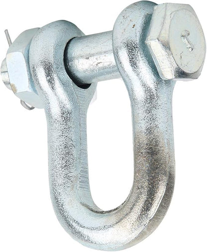 2T 3.25T 4.75T 6.5T Heavy Duty Anchor Shackle, Galvanized Alloy Steel, Corrosions and Wear, High Strength, for Maritime and Lifting Applications (2T)