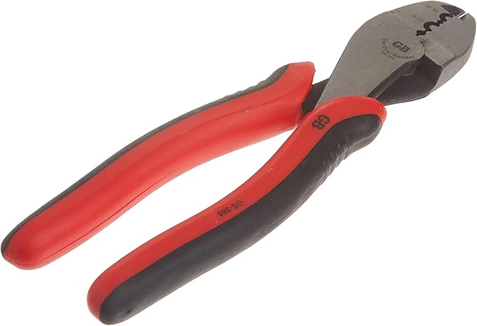 Gardner Bender GS-388 Electrical Pliers, Crimper & Cutter, Comfort Grip, Aluminum & Copper Wire, Hand Tool, 8 in. , Red