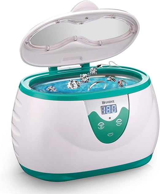 Ultrasonic Cleaner, UKOKE 3800S Professional Ultrasonic Jewelry Cleaner with Timer & iSonic