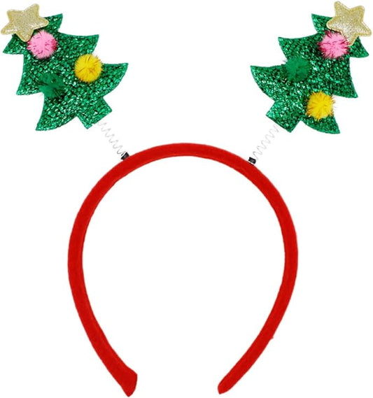 Christmas elk, Santa Claus Tree, Snowman, Snowflake Decoration, Headband, Headband, Clip, Holiday Party